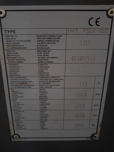 JMT - Durma PBH100, Machine ID: 8223